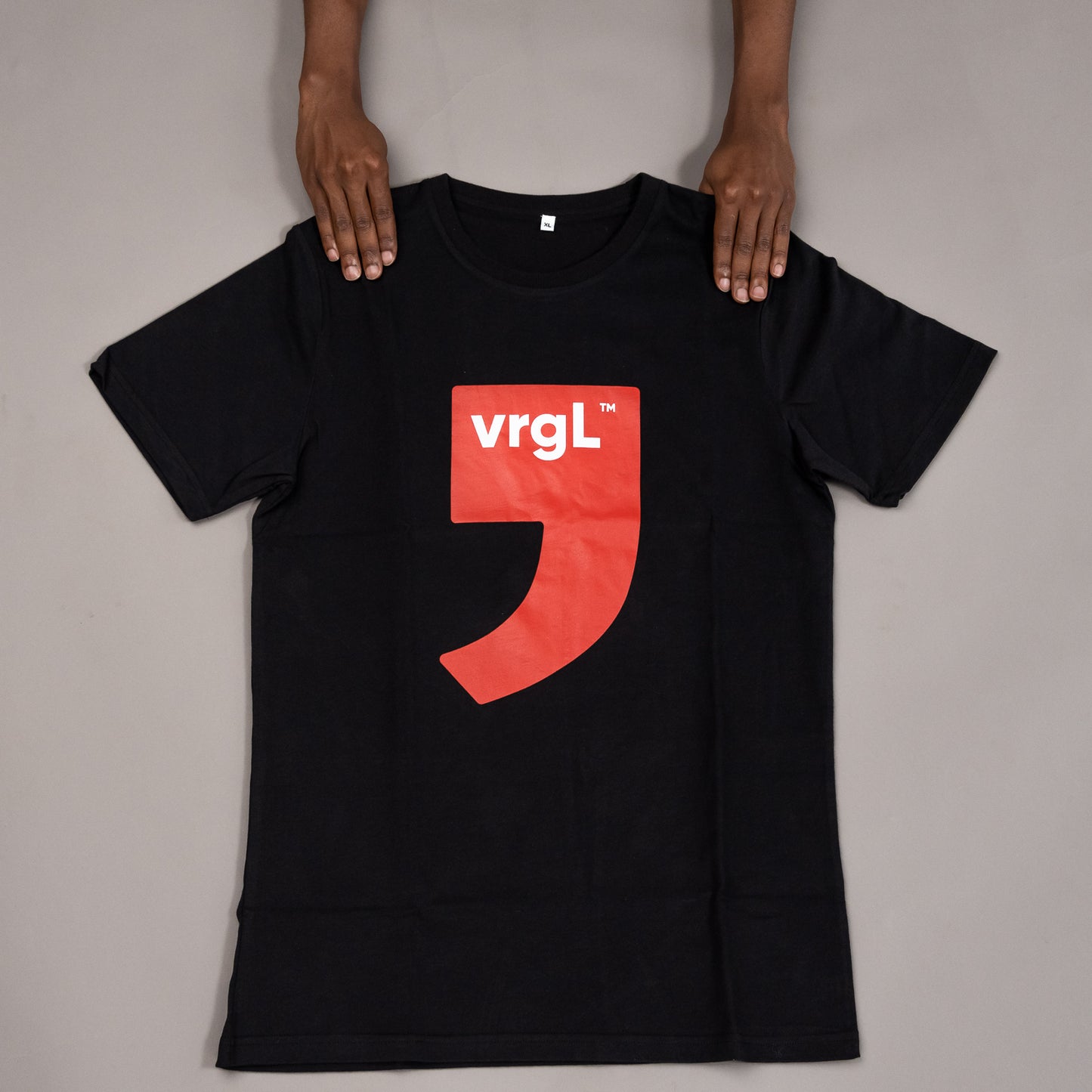 Printed T-shirt with vrgL Logo mark