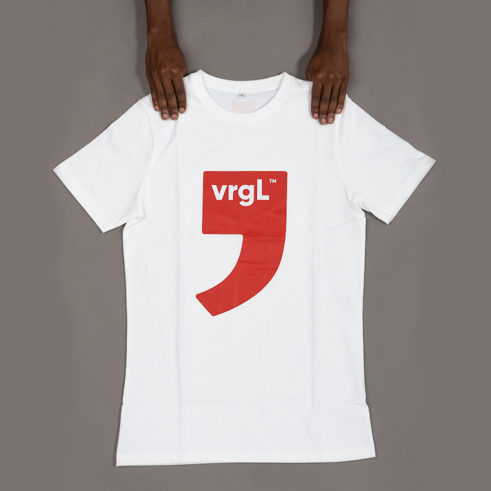 Printed T-shirt with vrgL Logo mark
